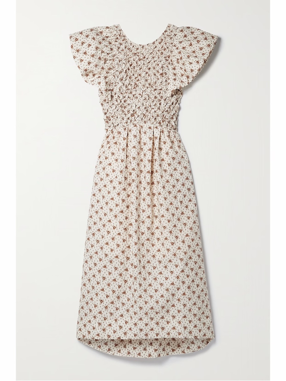 NWT Sea New York Wilma Cream Midi Dress Size L